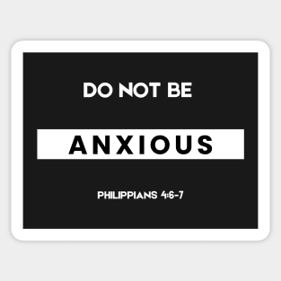 Philippians 4:6 Be Anxious for Nothing V6 Sticker